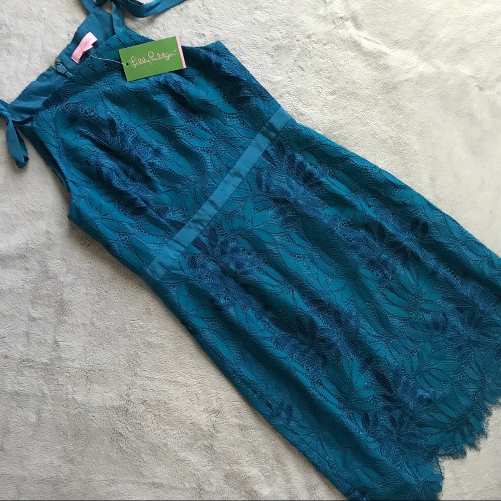 NWT Lilly Pulitzer Kayleigh Shift Dress Tidal Lace